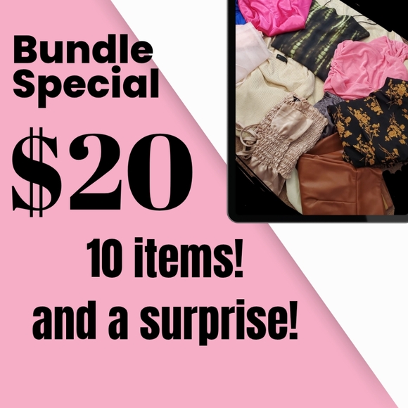 None Other - 713- Bundle Of 10 Items + A Mystery Item Mostly Small XS